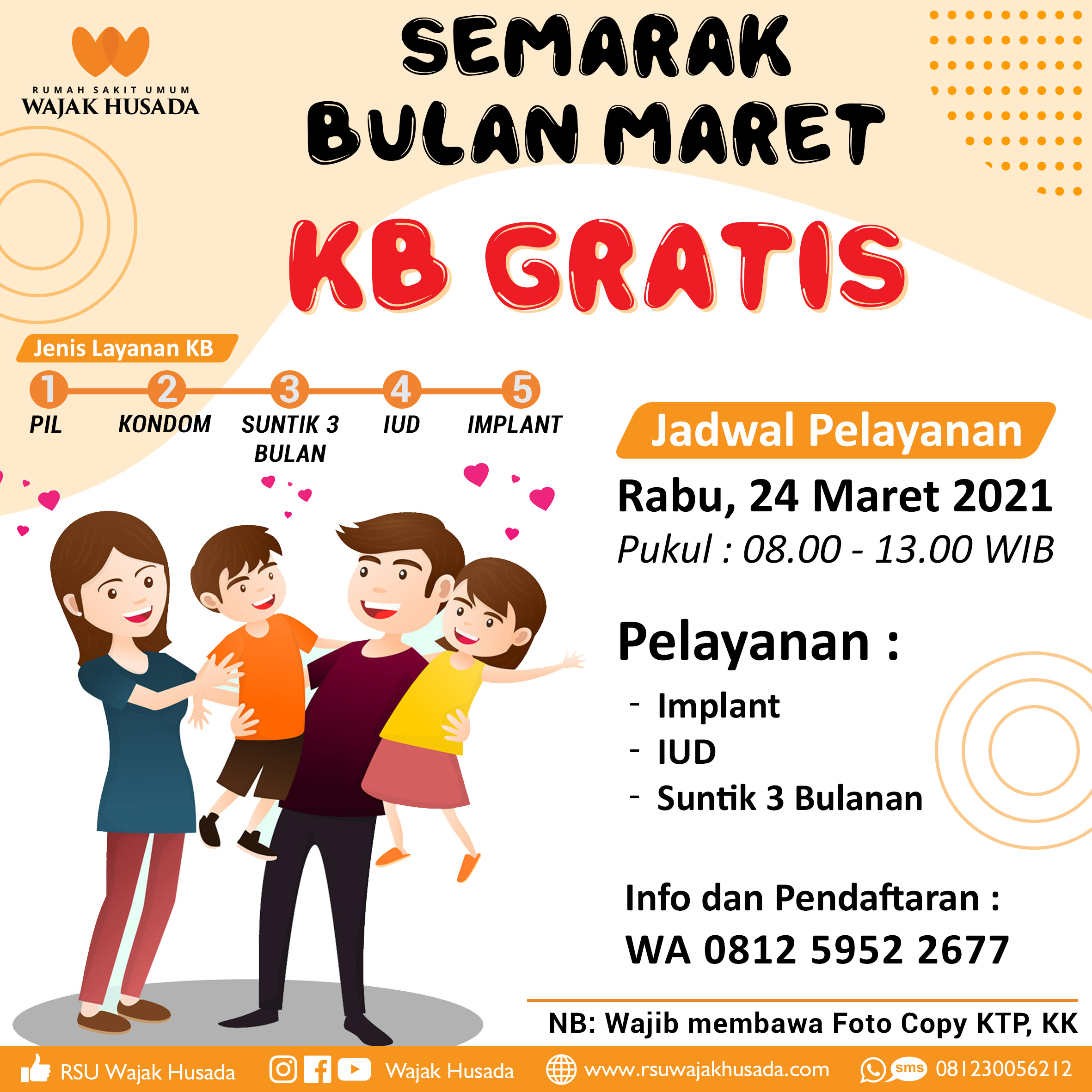 Semarak Bulan Maret "KB GRATIS"